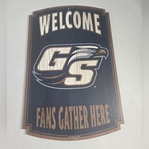 Georgia Southern Eagles Fan Alumni Student Man Cave Dorm Wooden Sign
